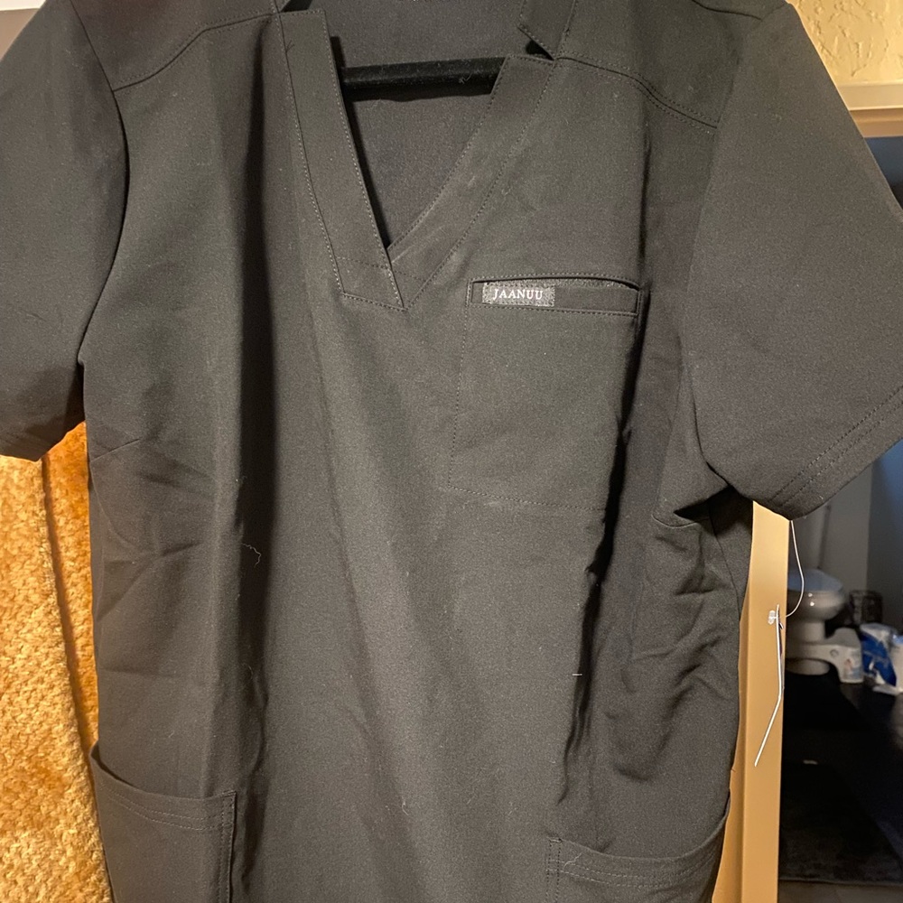 Jaanu scrub set, brand new with tags and never worn.  XL top, L petite joggers.